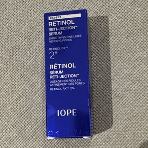 IOPE Retinol Reti-Jection Serum 2% smoothing fine lines refining pores